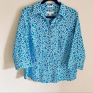 Chico’s Crisp Print Blouse